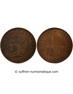 1 centime Bronze 1896 A Paris