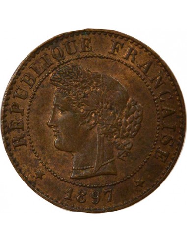 1 centime Bronze 1897 A Paris