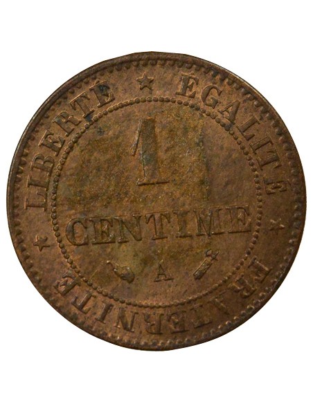 1 centime Bronze 1895 A Paris