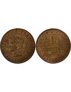 Centime Bronze 1895 A Paris 2