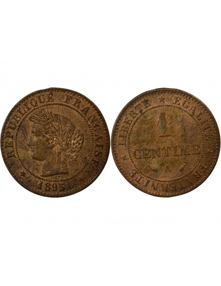 1 centime Bronze 1895 A Paris