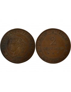 2 centimes Bronze 1894 A Paris 2