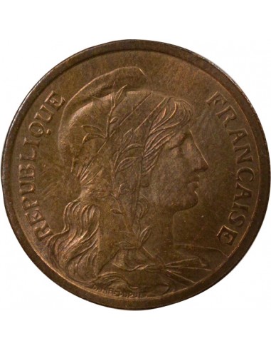 2 Centimes Bronze 1902 A Paris