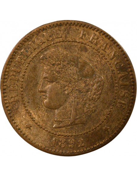 5 Centimes Bronze 1892 A Paris