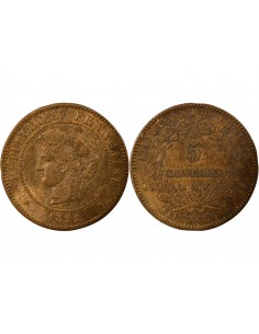 5 Centimes Bronze 1892 A Paris 2