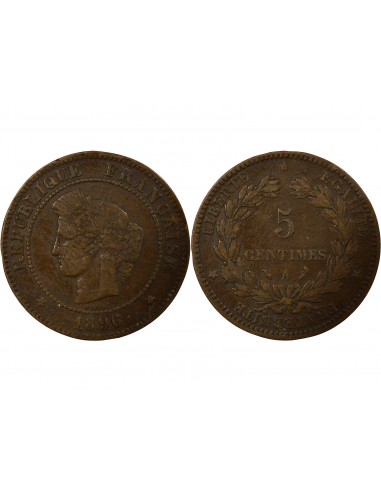 5 Centimes Bronze 1896 A Paris