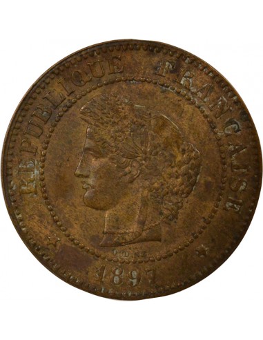 5 centimes Bronze 1897 A Paris