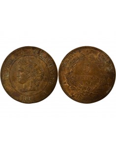 5 centimes Bronze 1897 A Paris 2