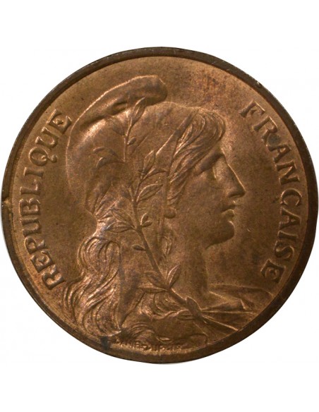 5 centimes Bronze 1913 A Paris