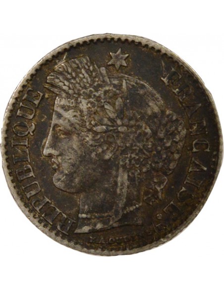 20 centimes Argent 1851 A Paris