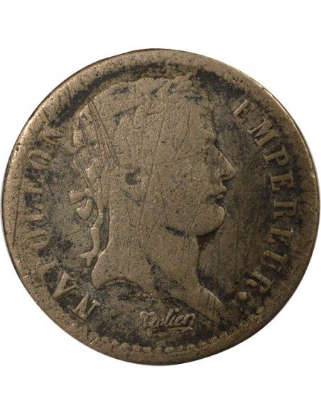 Napoléon Ier, Empereur de France, Roi d'Italie 01-févr franc Argent 1808 BB Strasbourg