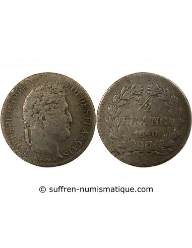 Louis-Philippe Ier 01-févr franc Argent 1840 A Paris
