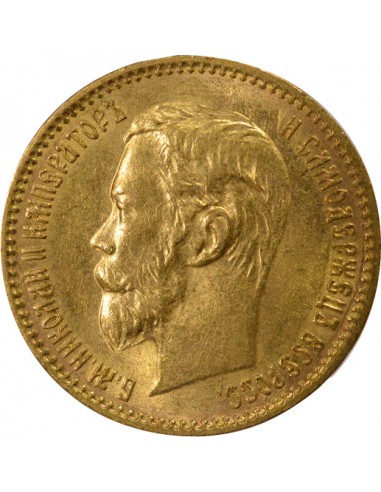 RUSSIE, NICOLAS II - 5 ROUBLES OR 1901 ФЗ