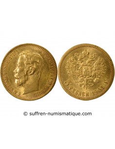 RUSSIE, NICOLAS II - 5 ROUBLES OR 1901 ФЗ