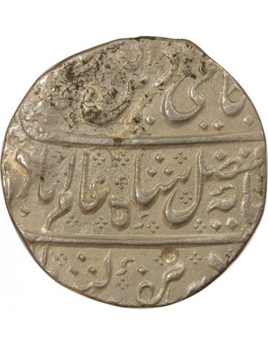 Indes Françaises Shah Alam II 1 rupee Argent 1765-1766 Pondichéry