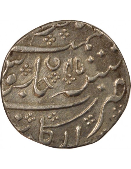 Indes Françaises Shah Alam II 1 rupee Argent 1805-1806 Pondichéry