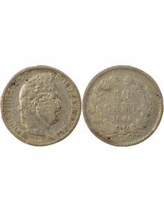 Louis-Philippe Ier 50 Centimes Argent 1846 A Paris 2