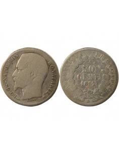 Napoléon III 50 centimes Argent 1852 A Paris 2