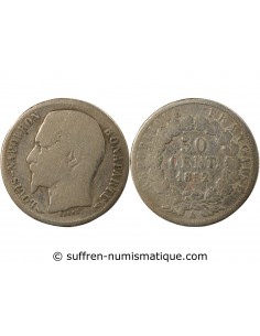 Napoléon III 50 centimes Argent 1852 A Paris
