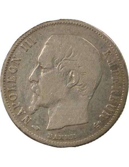 Napoléon III 50 centimes Argent 1859 A Paris