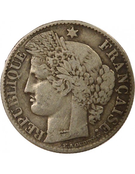 50 Centimes Argent 1871 A Paris