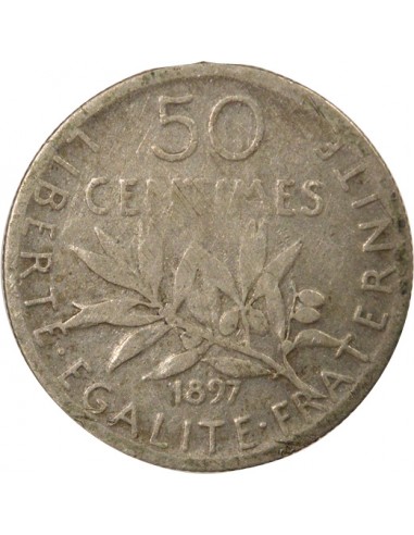 50 centimes Argent 1897