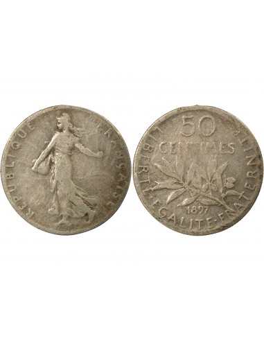 50 centimes Argent 1897