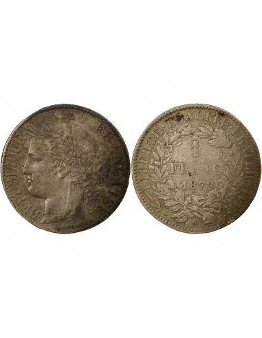 1 franc Argent 1872 A Paris