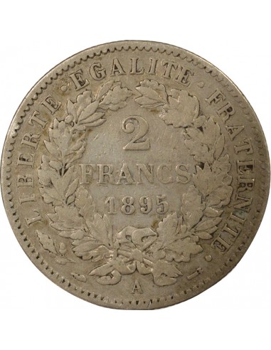 2 francs Argent 1895 A Paris