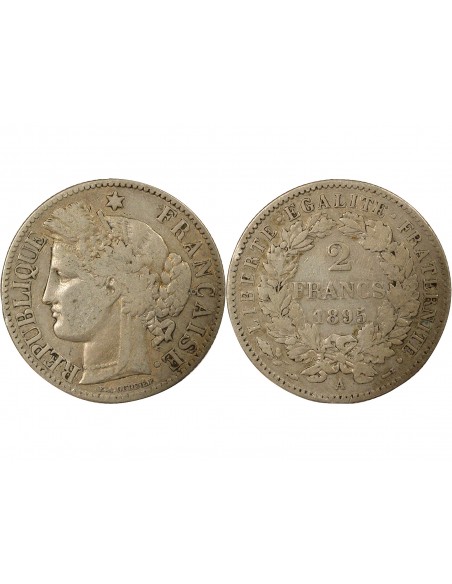 2 francs Argent 1895 A Paris