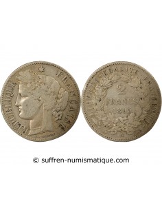 2 francs Argent 1895 A Paris