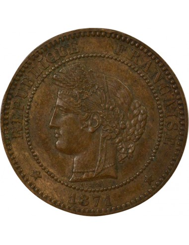 10 centimes Bronze 1871 A Paris