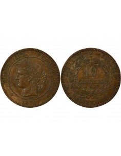 10 centimes Bronze 1871 A Paris 2