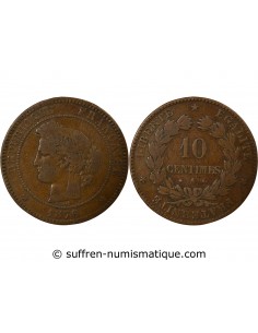 10 Centimes Bronze 1876 A Paris