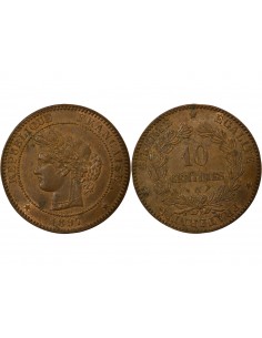 10 centimes Bronze 1897 A Paris 2