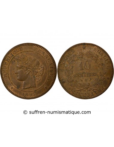10 centimes Bronze 1897 A Paris