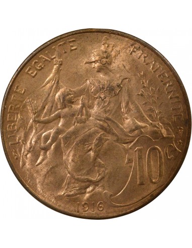10 centimes Bronze 1916 AI Madrid