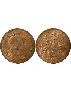 10 centimes Bronze 1916 AI Madrid 2