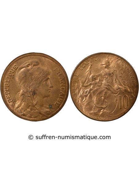 10 centimes Bronze 1916 AI Madrid