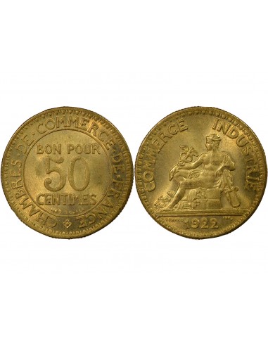 50 Centimes Bronze-Alu 1922