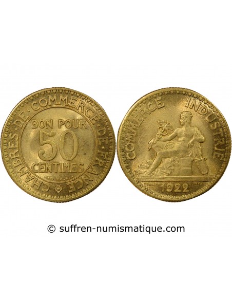 50 centimes Bronze-Alu 1922