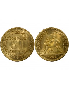 50 Centimes Bronze-Alu 1922 2