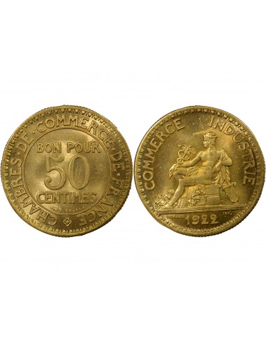 50 Centimes Bronze-Alu 1922