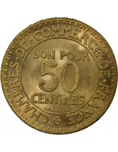 Chambre De Commerce - 50 Centimes 1922 50 centimes Bronze-Alu 1922