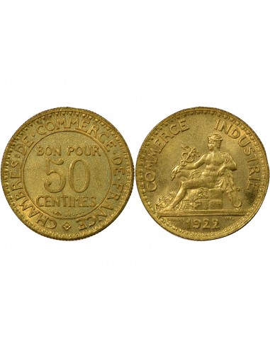 50 Centimes Bronze-Alu 1922
