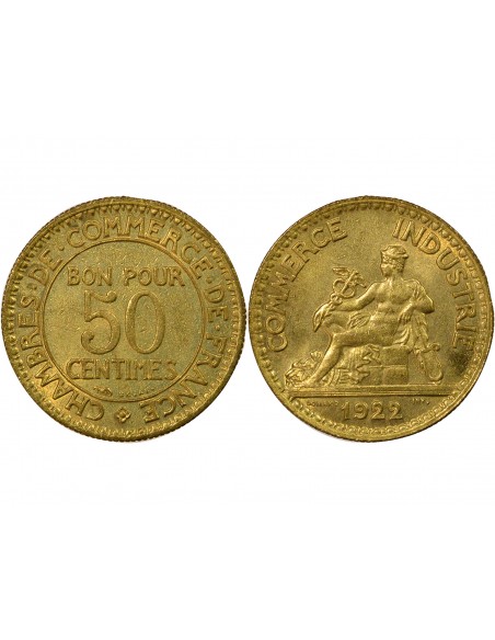 50 Centimes Bronze-Alu 1922