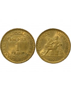 1 franc Bronze-Alu 1922 2