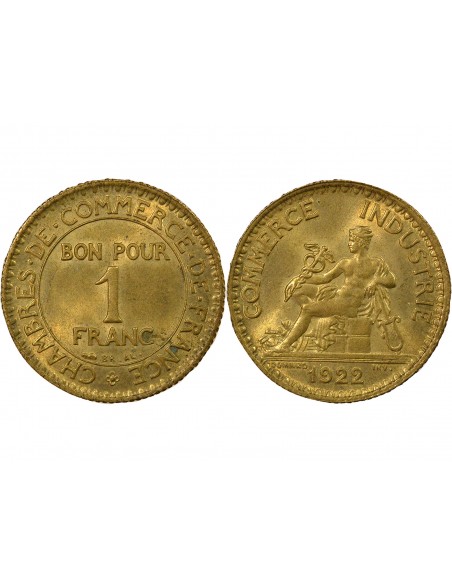 1 franc Bronze-Alu 1922