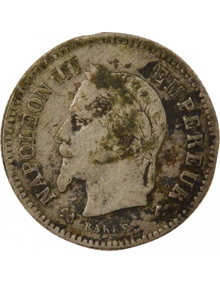 Napoléon III 20 centimes Argent 1867 K Bordeaux