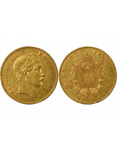Napoléon III 100 Francs Or 1866 A Paris 2